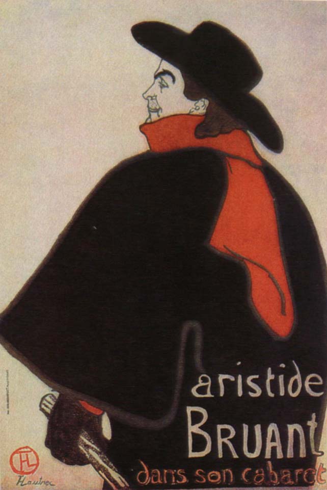 Aristide Bruant at His Caharet